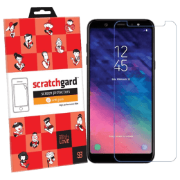 Scratchgard Tempered Glass Screen Protector for Samsung Galaxy A6 (Transparent) Scratchgard Tempered Glass Screen Protector for Samsung Galaxy A6 (Transparent)_1