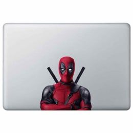 Macmerise Deadpool Stance Decal for 11 Inches Apple MacBook (MCDM13MM0098, Red) Macmerise Deadpool Stance Decal for 11 Inches Apple MacBook (MCDM13MM0098, Red)_1