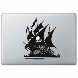 Macmerise Pirates Decal for 11 Inches Apple MacBook (MCD13RDD0008, Black) Macmerise Pirates Decal for 11 Inches Apple MacBook (MCD13RDD0008, Black)_1