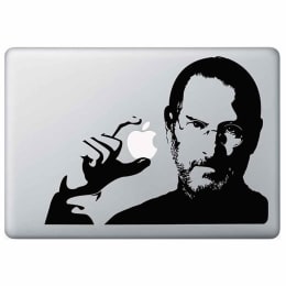 Macmerise Steve Apple Jobs Decal for 11 Inches Apple MacBook Pro (MCDM15MI0092, Black) Macmerise Steve Apple Jobs Decal for 11 Inches Apple MacBook Pro (MCDM15MI0092, Black)_1