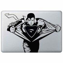 Macmerise Supermania Decal for 11 Inches Apple MacBook (MCDM11DK0200, Black) Macmerise Supermania Decal for 11 Inches Apple MacBook (MCDM11DK0200, Black)_1