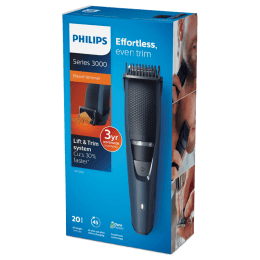 Philips Beardtrimmer Series 3000 Stainless Steel Blades Corded & Cordless Beard Trimmer (45 Min Run Time/10h Charge, 20 Length Settings, BT3205/15, Black) Philips Beardtrimmer Series 3000 Stainless Steel Blades Corded & Cordless Beard Trimmer (45 Min Run Time/10h Charge, 20 Length Settings, BT3205/15, Black)_5