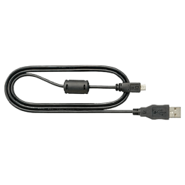Nikon 5 Feet Compact Design USB Cable (UC-E21, Black) Nikon 5 Feet Compact Design USB Cable (UC-E21, Black)_1