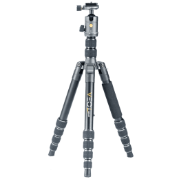 Vanguard Veo 2 Go Adjustable 143 cm Aluminum Ball Head Tripod for All Cameras (Up to 6 Kg, Round Rubber Feet, 265AB, Black) Vanguard Veo 2 Go Adjustable 143 cm Aluminum Ball Head Tripod for All Cameras (Up to 6 Kg, Round Rubber Feet, 265AB, Black)_1