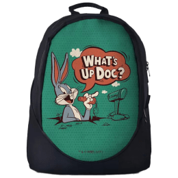 The Souled Store Looney Tunes- What's Up Doc 25 Litres Laptop Backpack (Green/Black) The Souled Store Looney Tunes- What's Up Doc 25 Litres Laptop Backpack (Green/Black)_1