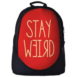The Souled Store Stay Weird 30 Litres Laptop Backpack (Red/Black) The Souled Store Stay Weird 30 Litres Laptop Backpack (Red/Black)_1