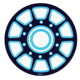 The Souled Store Iron Man Arc Reactor Sticker (Blue) The Souled Store Iron Man Arc Reactor Sticker (Blue)_1