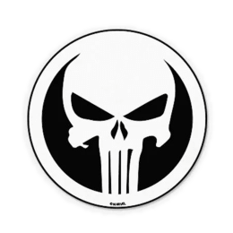 The Souled Store Punisher Skull Sticker (White) The Souled Store Punisher Skull Sticker (White)_1