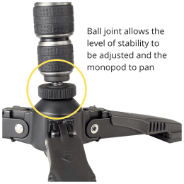 Vanguard Veo 2S Adjustable 155 cm Monopod for All Camera (Up to 5 Kg, Foldable Feet, AM-234TR, Anthracite) Vanguard Veo 2S Adjustable 155 cm Monopod for All Camera (Up to 5 Kg, Foldable Feet, AM-234TR, Anthracite)_7