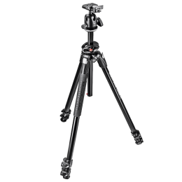 Manfrotto Adjustable 172 cm Tripod For DSLR Cameras (Up to 5 Kg, Adjustable Flip Locks, MK290DUA3-BH, Black) Manfrotto Adjustable 172 cm Tripod For DSLR Cameras (Up to 5 Kg, Adjustable Flip Locks, MK290DUA3-BH, Black)_1