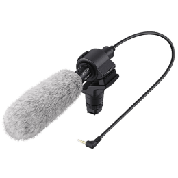 Sony Shotgun Microphone For Camcorders & DSLR Cameras (3.5 mm Gold Coated Stereo Mini-Plug, ECM-CG60 SYH, Black) Sony Shotgun Microphone For Camcorders & DSLR Cameras (3.5 mm Gold Coated Stereo Mini-Plug, ECM-CG60 SYH, Black)_1