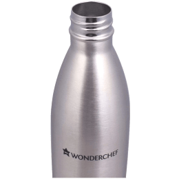 Wonderchef Hydro-Bot 1 Litre Bottle (Ergonomic Design, 63153144, Silver) Wonderchef Hydro-Bot 1 Litre Bottle (Ergonomic Design, 63153144, Silver)_3