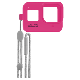 GoPro Sleeve Plus Lanyard for Hero 8 (AJSST-007, Electric Pink) GoPro Sleeve Plus Lanyard for Hero 8 (AJSST-007, Electric Pink)_5