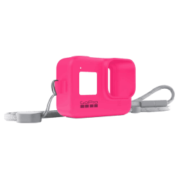GoPro Sleeve Plus Lanyard for Hero 8 (AJSST-007, Electric Pink) GoPro Sleeve Plus Lanyard for Hero 8 (AJSST-007, Electric Pink)_11
