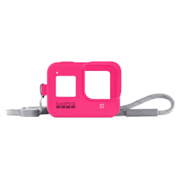 GoPro Sleeve Plus Lanyard for Hero 8 (AJSST-007, Electric Pink) GoPro Sleeve Plus Lanyard for Hero 8 (AJSST-007, Electric Pink)_12