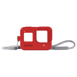 GoPro Sleeve Plus Lanyard for Hero 8 (AJSST-008, Firecracker Red) GoPro Sleeve Plus Lanyard for Hero 8 (AJSST-008, Firecracker Red)_11