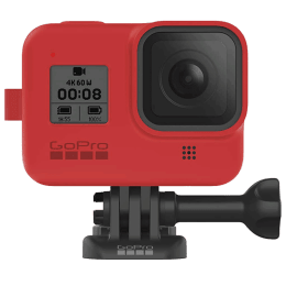 GoPro Sleeve Plus Lanyard for Hero 8 (AJSST-008, Firecracker Red) GoPro Sleeve Plus Lanyard for Hero 8 (AJSST-008, Firecracker Red)_9