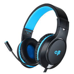 Cosmic Byte Over-Ear Wired Gaming Headset with Mic (H10, Blue) Cosmic Byte Over-Ear Wired Gaming Headset with Mic (H10, Blue)_1