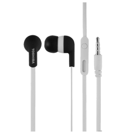 Toshiba In-Ear Wired Earphones with Mic (RZE-D81E, White) Toshiba In-Ear Wired Earphones with Mic (RZE-D81E, White)_1