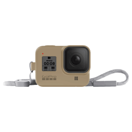 GoPro Sleeve Plus Lanyard for Hero 8 (AJSST-006, Sand) GoPro Sleeve Plus Lanyard for Hero 8 (AJSST-006, Sand)_1