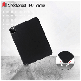 Neopack Delta Trifold PU Smart Flip Cover for 11 Inch iPad Pro (Auto Sleep/Wake, 50BK11PRO, Black) Neopack Delta Trifold PU Smart Flip Cover for 11 Inch iPad Pro (Auto Sleep/Wake, 50BK11PRO, Black)_9