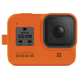 GoPro Sleeve Plus Lanyard for Hero 8 (AJSST-004, Hyper Orange) GoPro Sleeve Plus Lanyard for Hero 8 (AJSST-004, Hyper Orange)_1