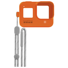 GoPro Sleeve Plus Lanyard for Hero 8 (AJSST-004, Hyper Orange) GoPro Sleeve Plus Lanyard for Hero 8 (AJSST-004, Hyper Orange)_5