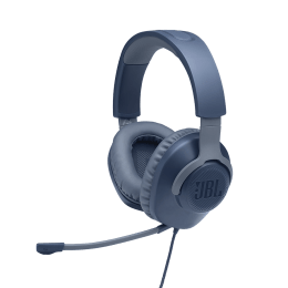 JBL Quantum 100 Over-Ear Wired Gaming Headphone with Mic (JBLQUANTUM100BLU, Blue) JBL Quantum 100 Over-Ear Wired Gaming Headphone with Mic (JBLQUANTUM100BLU, Blue)_2