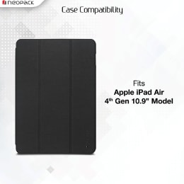 Neopack Delta High-Grade Polyurethane Flip Case For iPad Air 10.9 Inch 4th Gen (50BKA4, Black) Neopack Delta High-Grade Polyurethane Flip Case For iPad Air 10.9 Inch 4th Gen (50BKA4, Black)_9