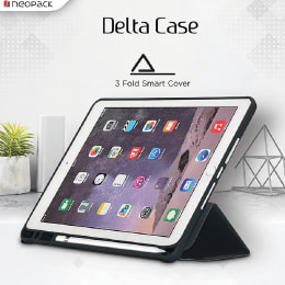 Neopack Delta High-Grade Polyurethane Flip Case For iPad Air 10.9 Inch 4th Gen (50BKA4, Black) Neopack Delta High-Grade Polyurethane Flip Case For iPad Air 10.9 Inch 4th Gen (50BKA4, Black)_2