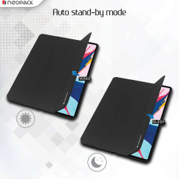 Neopack Delta High-Grade Polyurethane Flip Case For iPad Air 10.9 Inch 4th Gen (50BKA4, Black) Neopack Delta High-Grade Polyurethane Flip Case For iPad Air 10.9 Inch 4th Gen (50BKA4, Black)_3