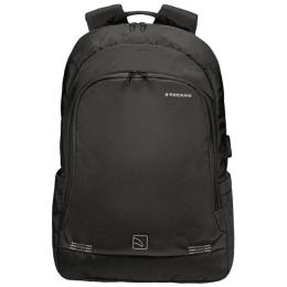 Tucano Forte Nylon Backpack For 15.6 Inch Laptop and 15 Inch MacBook Pro (Side Pockets, BKFOR, Black) Tucano Forte Nylon Backpack For 15.6 Inch Laptop and 15 Inch MacBook Pro (Side Pockets, BKFOR, Black)_1
