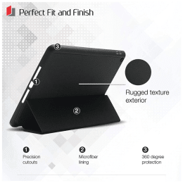 NeoPack Trifold Delta Flip Case For iPad 7th Gen 10.2 Inch (Magnetic Folding, 50BKA10, Black) NeoPack Trifold Delta Flip Case For iPad 7th Gen 10.2 Inch (Magnetic Folding, 50BKA10, Black)_3