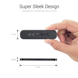 SkyVik Truhold Rectangular Stick-on Magnetic Mobile Holder (Car/Office/Home, MM-RS2B, Black) SkyVik Truhold Rectangular Stick-on Magnetic Mobile Holder (Car/Office/Home, MM-RS2B, Black)_9