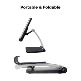 UltraProlink Table Top Stand Universal Phone Holder for Tablets and Smartphones (Multi view Angle, UM1030, Black) UltraProlink Table Top Stand Universal Phone Holder for Tablets and Smartphones (Multi view Angle, UM1030, Black)_2