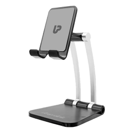 UltraProlink Table Top Stand Universal Phone Holder for Tablets and Smartphones (Multi view Angle, UM1030, Black) UltraProlink Table Top Stand Universal Phone Holder for Tablets and Smartphones (Multi view Angle, UM1030, Black)_1