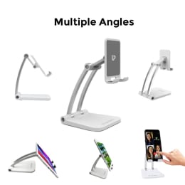 UltraProlink Table Top Stand Universal Phone Holder for Tablets and Smartphones (Multi view Angle, UM1030, White) UltraProlink Table Top Stand Universal Phone Holder for Tablets and Smartphones (Multi view Angle, UM1030, White)_8