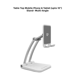 UltraProlink Table Top Stand Universal Phone Holder for Tablets and Smartphones (Multi view Angle, UM1030, White) UltraProlink Table Top Stand Universal Phone Holder for Tablets and Smartphones (Multi view Angle, UM1030, White)_7
