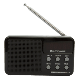 UltraPoint Retro Vintage Micro SD Card MP3 Playable 3 Watts Classic Portable FM Radio Player (UM0017, Black) UltraPoint Retro Vintage Micro SD Card MP3 Playable 3 Watts Classic Portable FM Radio Player (UM0017, Black)_1