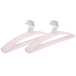 Kuber Industries Plastic 12 Pieces Hangers (Ultra-slim Profile, CTHANG002, White) Kuber Industries Plastic 12 Pieces Hangers (Ultra-slim Profile, CTHANG002, White)_1