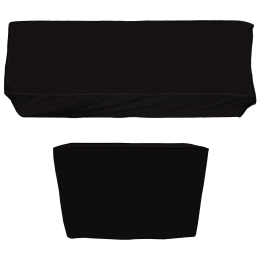 Kuber Industries Cover For Air Conditioner (For Indoor and Outdoor Unit, CTKTC034050, Black) Kuber Industries Cover For Air Conditioner (For Indoor and Outdoor Unit, CTKTC034050, Black)_1