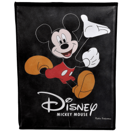 Kuber Industries Disney Mickey Mouse Non Woven Fabric Laundry Basket (Foldable Hamper, KUBMART1190, Black) Kuber Industries Disney Mickey Mouse Non Woven Fabric Laundry Basket (Foldable Hamper, KUBMART1190, Black)_1