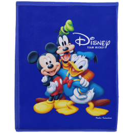 Kuber Industries Disney Team Mickey Non Woven Fabric Laundry Basket (Foldable Hamper with Lid, KUBMART1212, Royal Blue) Kuber Industries Disney Team Mickey Non Woven Fabric Laundry Basket (Foldable Hamper with Lid, KUBMART1212, Royal Blue)_1