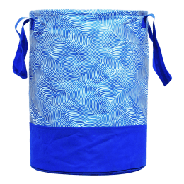 Kuber Industries Laheriya Canvas Laundry Bag (100 Percent Waterproof, CTKTC134625, Blue) Kuber Industries Laheriya Canvas Laundry Bag (100 Percent Waterproof, CTKTC134625, Blue)_1