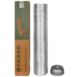 Faber Installation Kit For Electric Chimney (Aluminum Pipe, 112.0630.490, Silver) Faber Installation Kit For Electric Chimney (Aluminum Pipe, 112.0630.490, Silver)_3