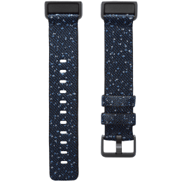 Fitbit Woven Large Strap For Fitbit Charge 4 (FB168WBNVBKL, Midnight) Fitbit Woven Large Strap For Fitbit Charge 4 (FB168WBNVBKL, Midnight)_1