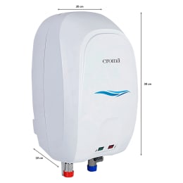 Croma 3 Litres Vertical Instant Water Geyser (CRAG8001, White) Croma 3 Litres Vertical Instant Water Geyser (CRAG8001, White)_3