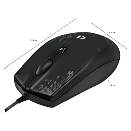 Logitech G90 2500 DPI Optical Wired Gaming Mouse (Black) Logitech G90 2500 DPI Optical Wired Gaming Mouse (Black)_2