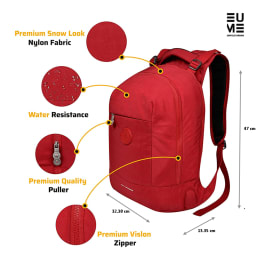 EUME Sapphire 20 Litres Massager Laptop Backpack (Red) EUME Sapphire 20 Litres Massager Laptop Backpack (Red)_2