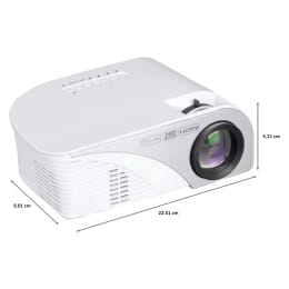Miracle Digital Alpha Beam Lite HD Projector (LED 805, White) Miracle Digital Alpha Beam Lite HD Projector (LED 805, White)_2